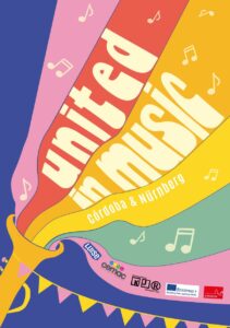 united in music, bunte grafik