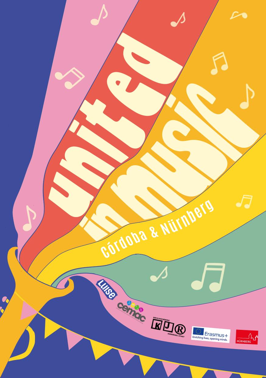 united in music, bunte grafik