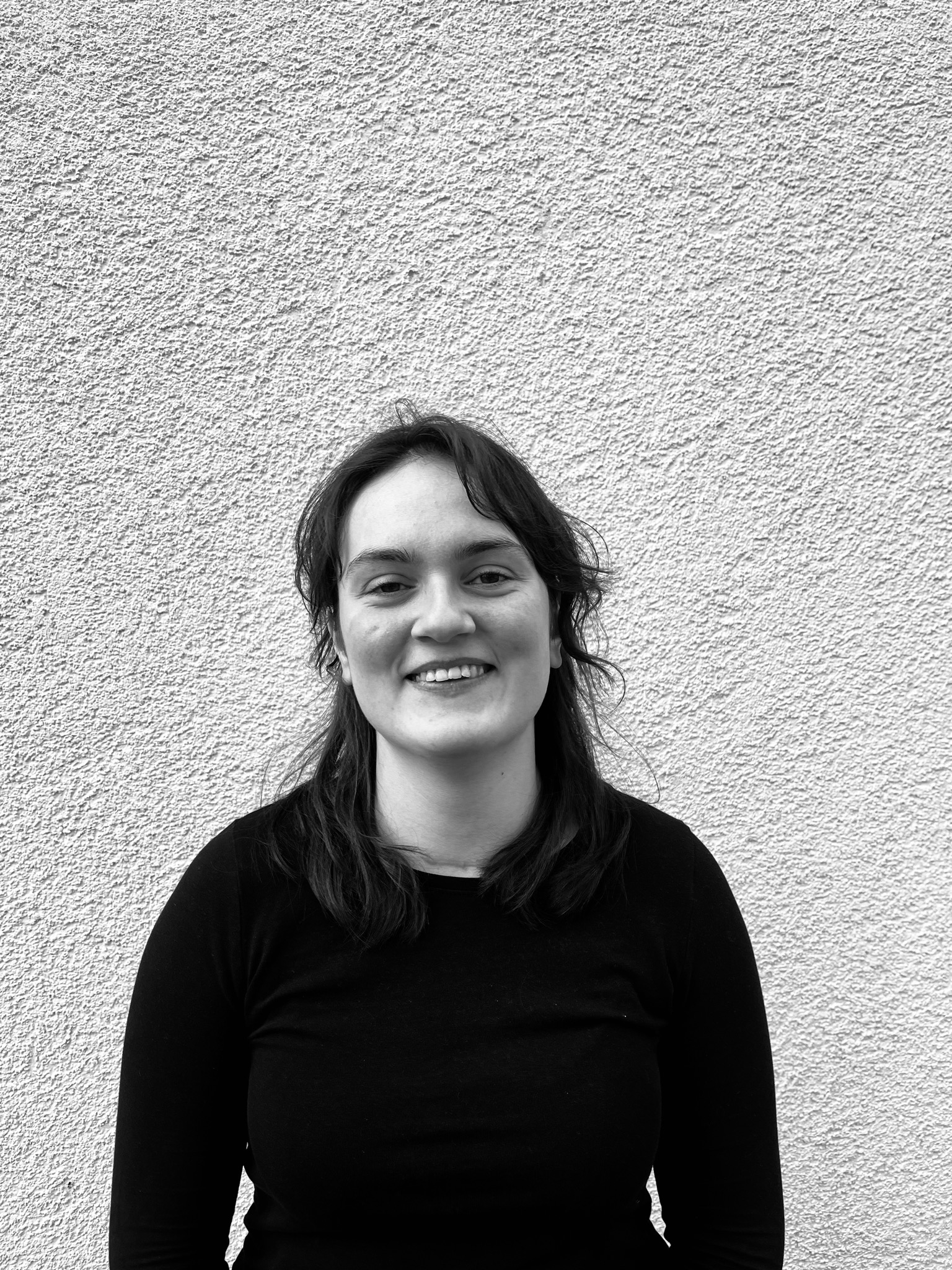 Schwarz-weiß Bild von Hannah